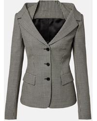 McQueen - Blazer Aus Wolle - Lyst