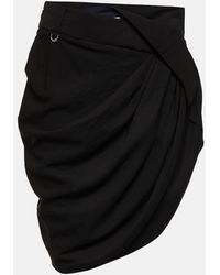 Jacquemus - La Mini Jupe Saudade Draped Miniskirt - Lyst