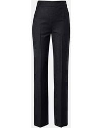 Agnona - Wool Flannel Straight Pants - Lyst
