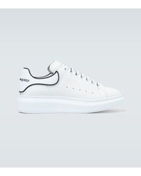 Alexander McQueen Sneakers aus Leder - Weiß