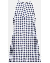 Asceno - Minikleid Antigua Aus Leinen - Lyst