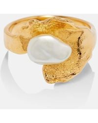 Oscar de la Renta - Ring Mit Zierperle - Lyst