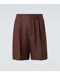 Loro Piana - Joetsu Linen Bermuda Shorts - Lyst