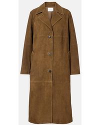 Vince - Mantel Aus Veloursleder - Lyst