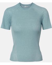 JOSEPH - Belarb Ribbed-Knit T-Shirt - Lyst
