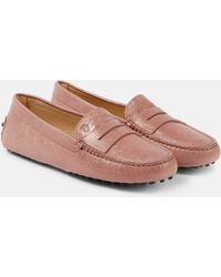 Tod's - Gommino Leather Mocassins - Lyst