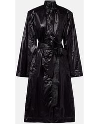 Saint Laurent - Belted Trench Coat - Lyst