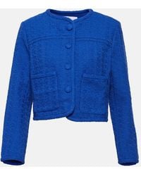 Proenza Schouler - Label Cropped Tweed Jacket - Lyst