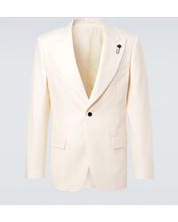Lardini - Single-Breasted Virgin Wool Blazer - Lyst