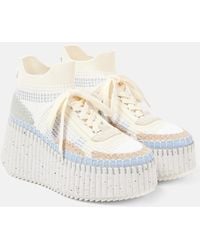 Chloé - Nama Wedge Sneaker - Lyst