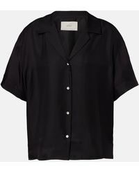Asceno - Prague Silk Twill Shirt - Lyst