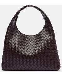 Bottega Veneta - Campana Large Leather Shoulder Bag - Lyst