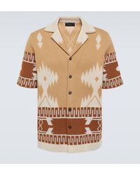 Alanui - Icon Piquet Cotton Jacquard Shirt - Lyst