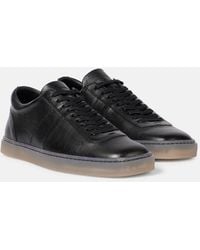 Lemaire - Linoleum Leather Low-Top Sneakers - Lyst