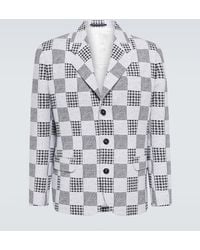 KENZO - Blazer Aus Einem Baumwollgemisch - Lyst