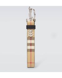 Burberry - Check Keychain - Lyst