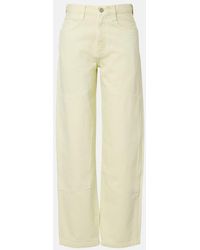 Agolde - Laria Pieced Tapered Jeans - Lyst
