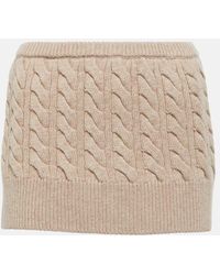 Christopher Esber - Low-rise Wool And Cashmere Miniskirt - Lyst