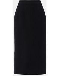 Alessandra Rich - Tweed Bouclé Midi Skirt - Lyst