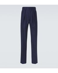 Tom Ford - Wool, Linen, And Silk Straight Pants - Lyst