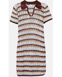 Anna Kosturova - Crochet Cotton Polo Dress - Lyst