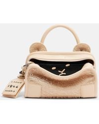 Loewe - Amazona 180 Lion Fringed Cut Mini Tote Bag - Lyst