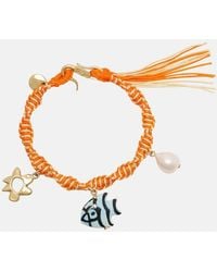 ALÉMAIS - Calypso Macrame Charm Bracelet - Lyst