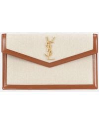 Saint Laurent - Uptown Clutch - Lyst