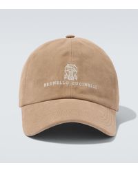 Brunello Cucinelli - Logo Suede Baseball Cap - Lyst