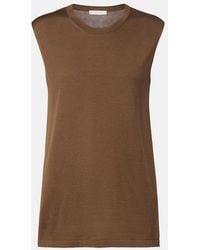 The Row - Omima Silk Top - Lyst
