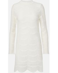 Tom Ford - Minikleid Aus Baumwolle Und Seide - Lyst