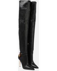 Tom Ford - T Screw Leather Over-the-knee Boots - Lyst