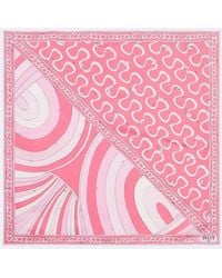 PUCCI - Onda And Iride Silk Twill Scarf - Lyst