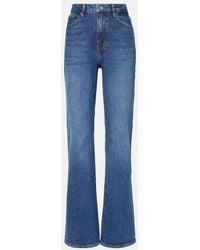 FRAME - Arrow High-Rise Bootcut Jeans - Lyst