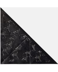 Magda Butrym - Floral Perforated Leather Scarf - Lyst