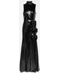 Rebecca Vallance - X Nicky Hilton Lena Bow-Detail Sequined Gown - Lyst