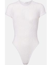 Wardrobe NYC - Lace Bodysuit - Lyst