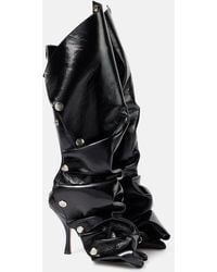 Y. Project - Snap 100 Leather Knee-High Boots - Lyst