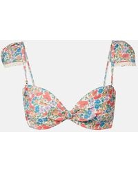 Montce - Cabana Floral Bikini Top - Lyst