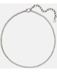 SHAY - Thread 18Kt Choker With Diamonds - Lyst