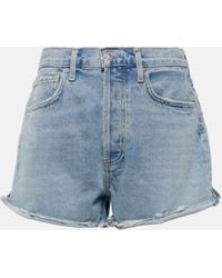 Citizens of Humanity - Marlow Mid-rise Denim Shorts - Lyst