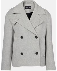 Proenza Schouler - Double-Breasted Wool Coat - Lyst