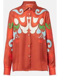 La DoubleJ - Chemise Boy En Serge De Soie - Lyst