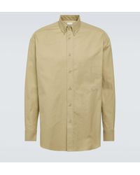 Burberry - Camisa oxford de algodon con EKD - Lyst