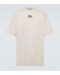 Balenciaga T-Shirt Unity aus Baumwolle - Weiß