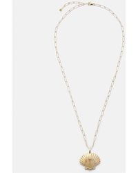 Mateo - Venus Large 14Kt Pendant Necklace - Lyst