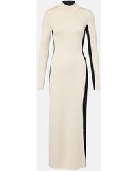 JOSEPH - Robe Longue En Laine Et Soie - Lyst