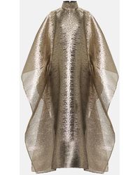 ‎Taller Marmo - Mirage Belted Sheer Wool-blend Kaftan - Lyst