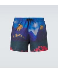 Commas - Printed Swim Trunks - Lyst