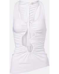 Christopher Esber - Salacia Cutout Ruched Tank Top - Lyst